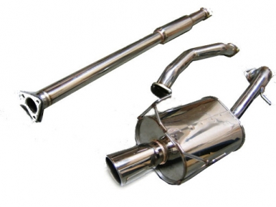 B3 Tip OBX Racing Sports Type-R Dual Catback Exhaust System For 98-02 Honda Accord 6 cyl. 