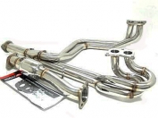 OBX Stainless Steel Turbo Down Pipe Fits For 02-06 Subaru Baja Impreza WRX STI