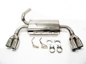 Axle Back Exhaust System For 2006 to 2010 Volvo C30 2.4L 