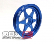 Underdrive Crank Pulley For 2009 Hyundai Genesis 3.8L (Blue, Red, Silver) 