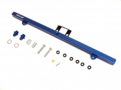 Fuel Rail Fits For Nissan Skyline R34 RB25DETT Top Feed (Blue, Red, Silver) 