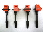 Stainless Ignition Kit Fits 99-02 Nissan S14/200SX/S15, 00-07 PNT30 X-Trail GT SR20DET (4pcs)
