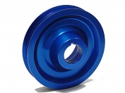 Underdrive Crank Pulley Fits 93 to 02 Honda Prelude H22A (Blue, Silver, Red) 