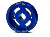 Underdrive Crank Pulley Fits 00 to 04 Toyota Celica GTS, 02 to 04 Matrix XRS (Blue, Silver, Red) 