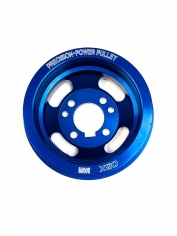 Underdrive Crank Pulley Fits 91 to 92 Ford Escort 1.8L (Blue, Red, Silver) 