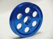 Underdrive Crank Pulley Fits 95-01 Chevy Cavalier Z24, Pontiac Sunfire GT (Blue, Silver, Red) 