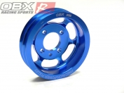 Underdrive Crank Pulley Fits 90-99 Eagle Talon 4G63T, 95-99 Mitsubishi Eclipse GST/GSX/RS 420A/4G63T (Blue, Red, Silver) 