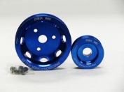 Overdrive Pulley Fits 04-08 Mazda RX-8 (Blue, Silver, Red) 