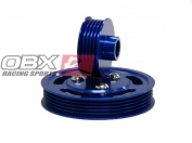 Overdrive Pulley Kit Fits 02 thru 04 Subaru WRX EJ20 (Blue, Silver, Red) 