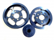 Overdrive Pulley Fits 99-04 VW Golf, 00-04 Jetta, 98-04 Beetle VR6 1.8L (Silver, Blue, Red) 