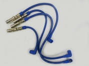 Spark Plug Wire Fits 99+ Volkswagen Jetta, Golf, Beetle 2.0L (Blue, Red)