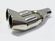 Stainless Universal Dual Round Rolled Edge DTM Tip 3.5
