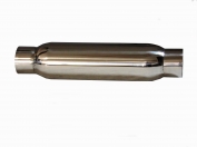 Stainless Universal High Flow Resonator W/ Neck, 16