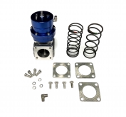 Blue Universal Wastegate Intimidator 50mm With 4 Bolts Flange 