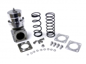 Stainless Silver Wastegate Intimidator 50mm With 4 Bolts Flange 