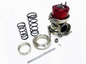 Universal Thunder Wastegate 60mm With V-Band Flange (Red, Silver) 