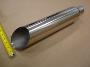 Stainless Steel Universal Muffler Tip, 11030-3 (L 18